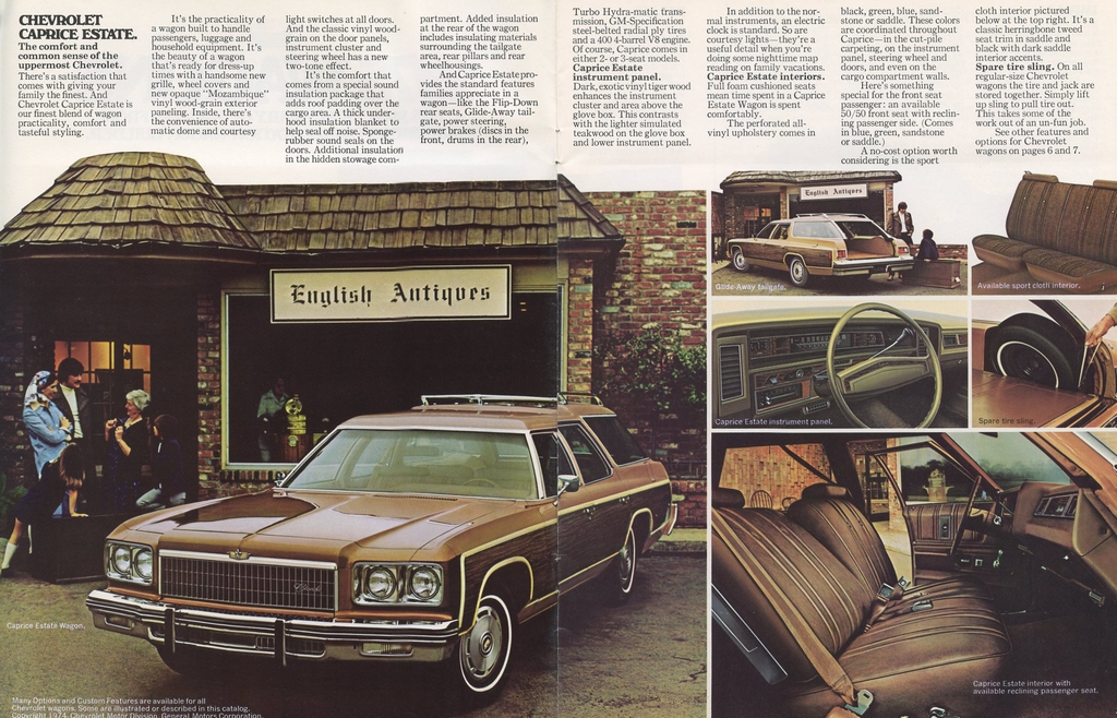 1975 Chevrolet Wagons Brochure Page 7